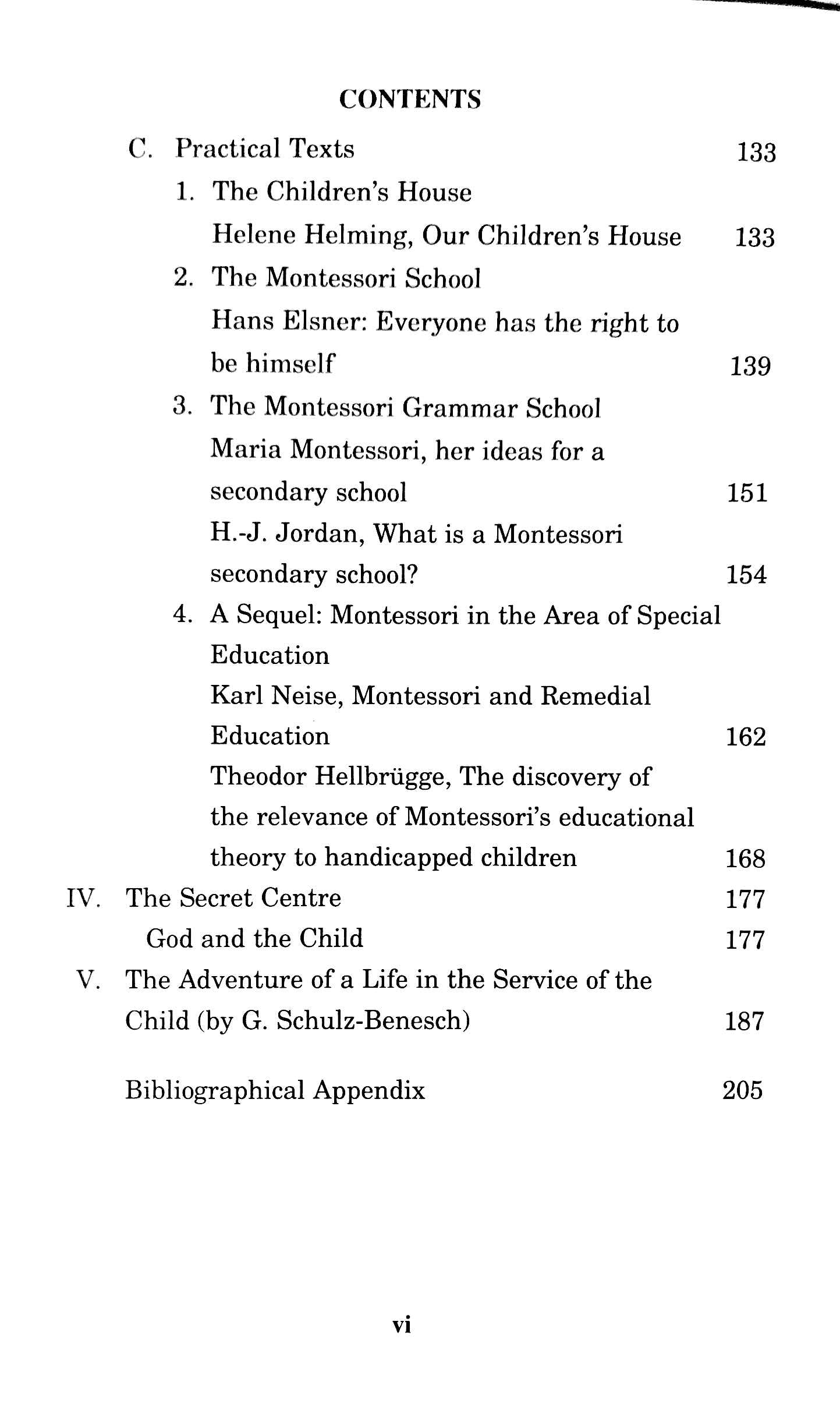 Basic Ideas of Montessori's Educational Theory