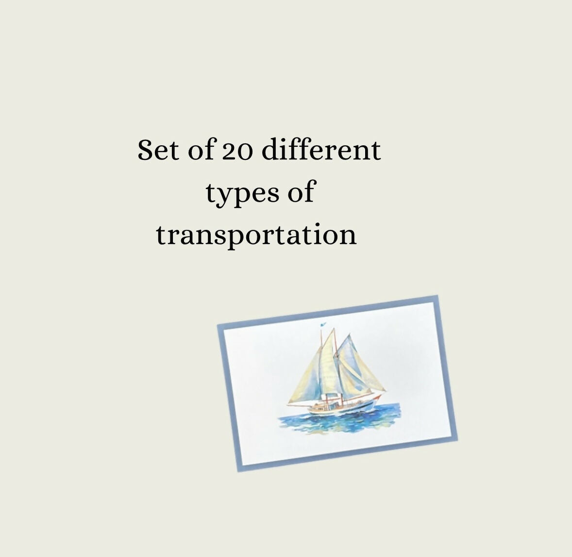 Transportation Language Cards