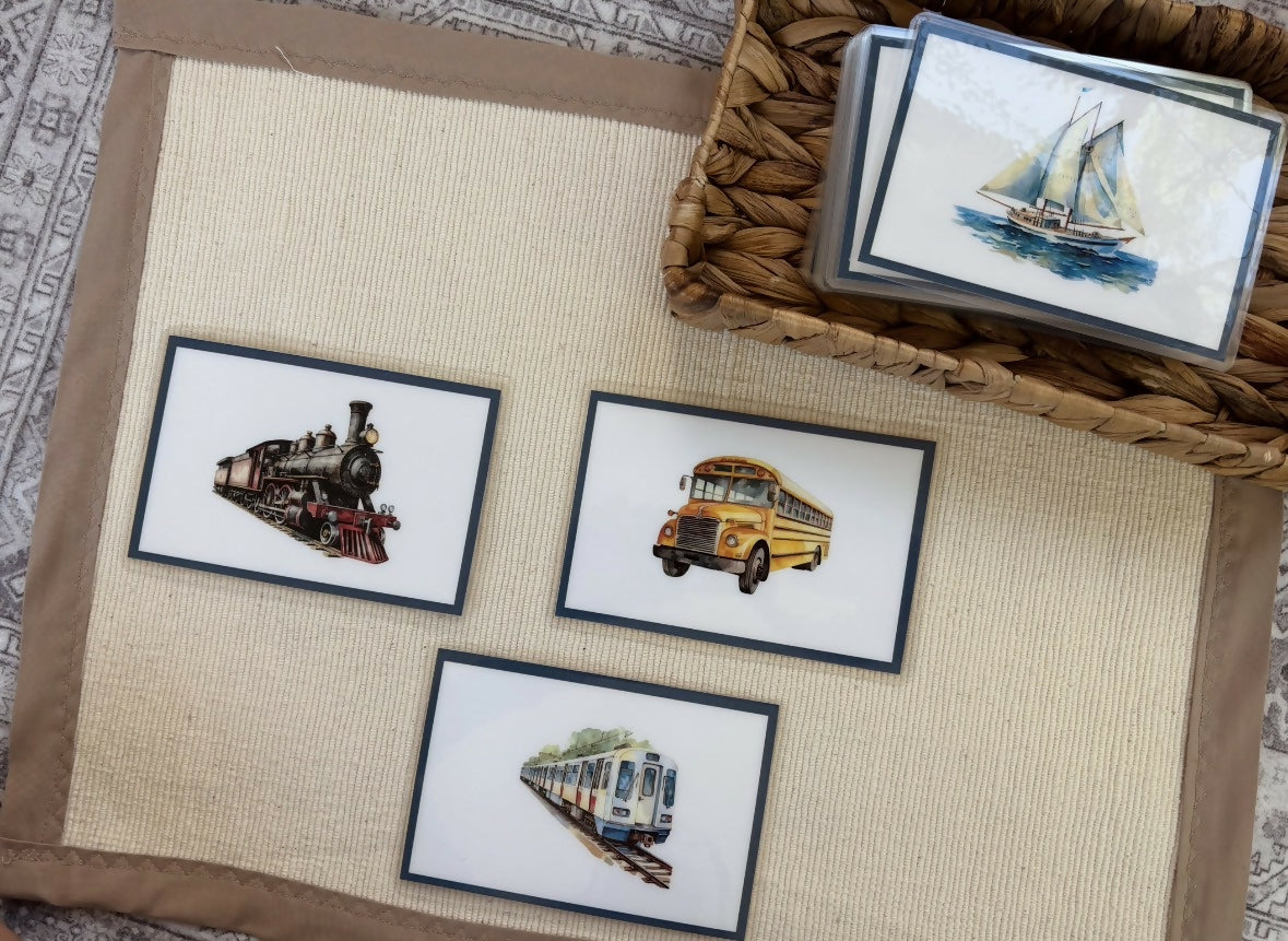 Transportation Language Cards