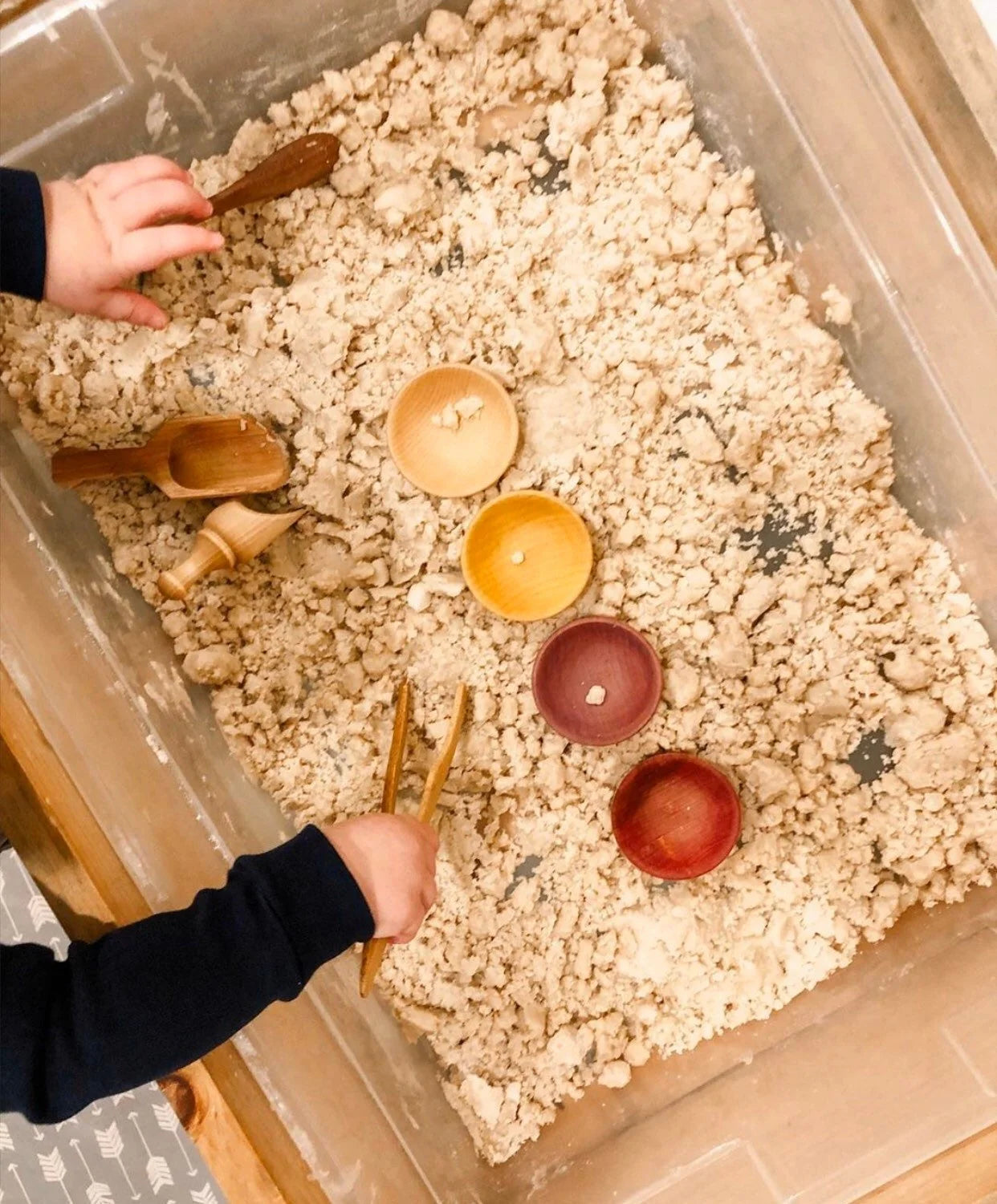 Stacking Bowls - Nesting and Stacking Learning Material Great for Play Kitchens, Sensory Bins or Stocking Stuffers