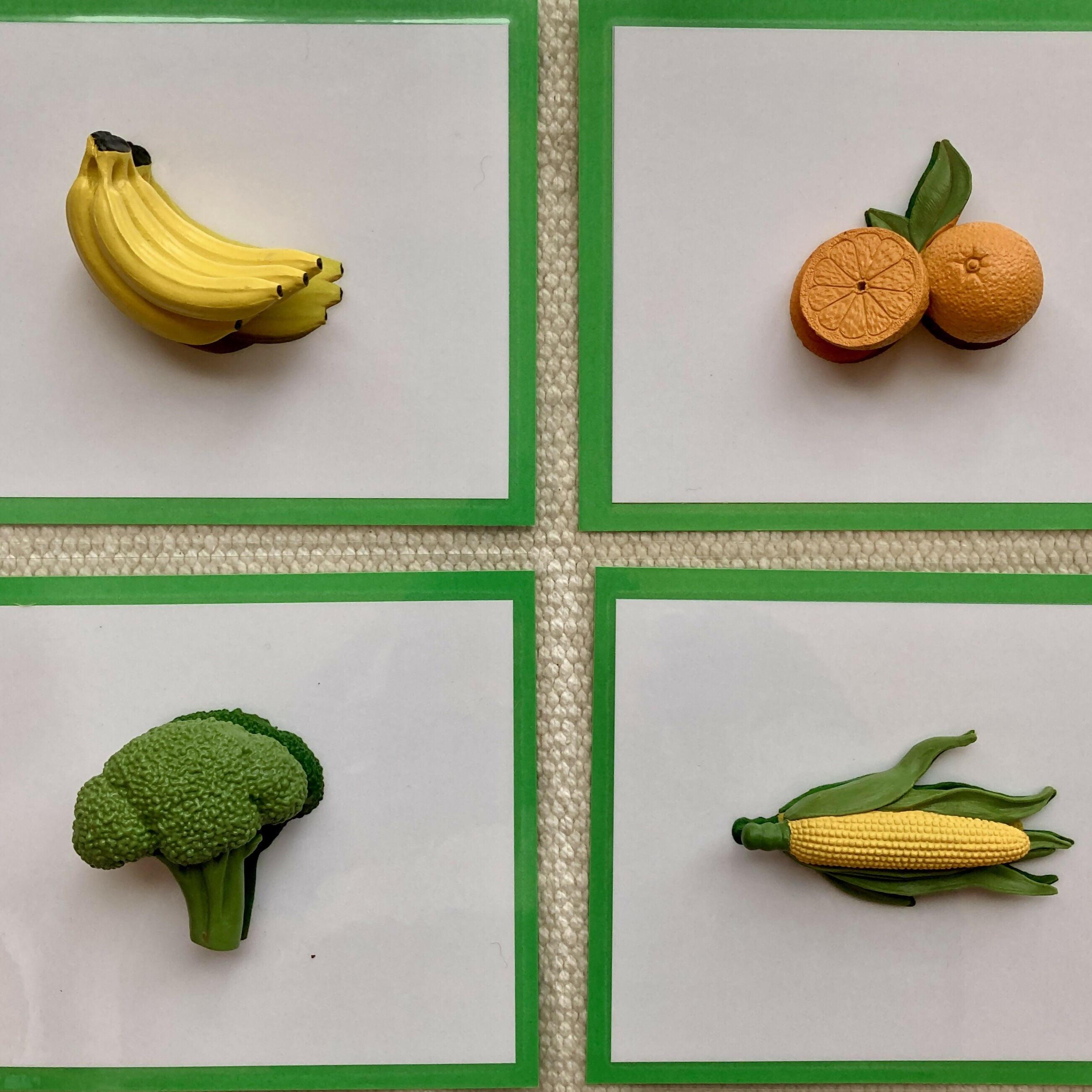 Exact Matching Language Objects and Digital PDF Cards - Fruits & Vegetables - Montessori Toddler Activity for Vocabulary development
