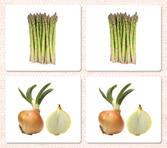 Vegetables Matching