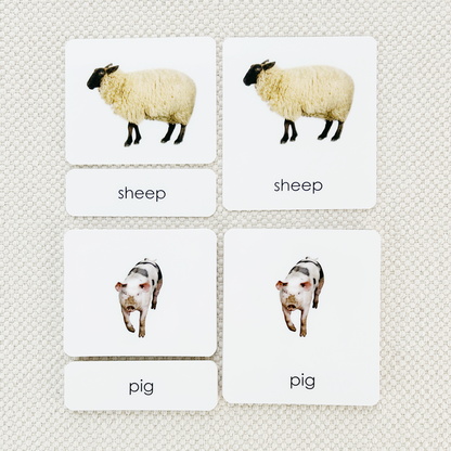 Farm Animals (Adult) 3-Part Reading