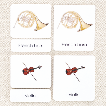 Orchestral Musical Instruments 3-Part Reading