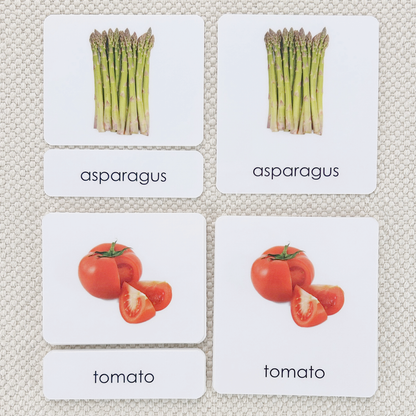 Vegetables 3-Part Reading