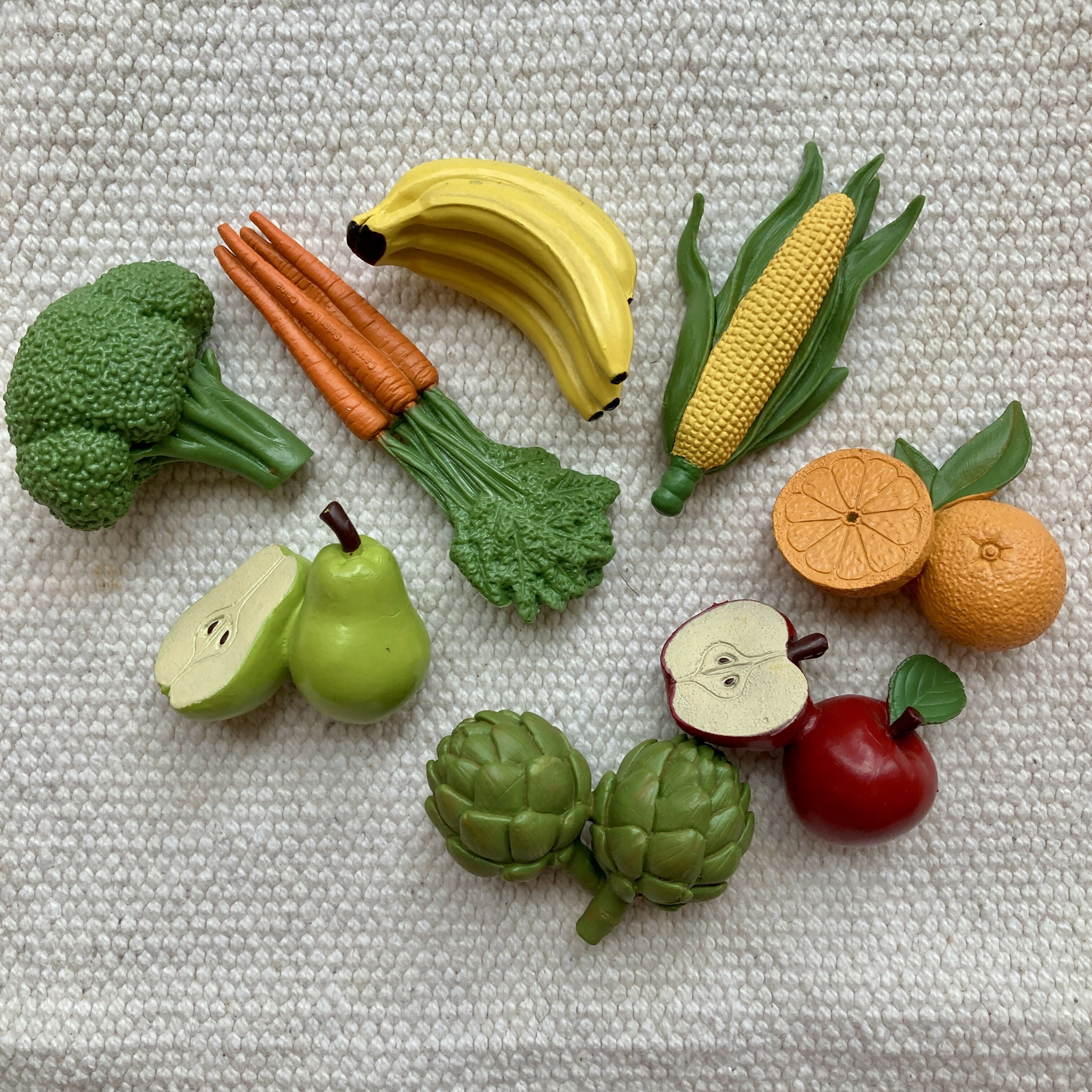 Exact Matching Language Objects and Digital PDF Cards - Fruits & Vegetables - Montessori Toddler Activity for Vocabulary development