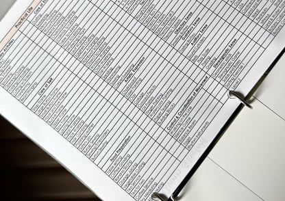 Three to Six Record Keeping and Lesson Planning Checklist, Editable Excel Template.