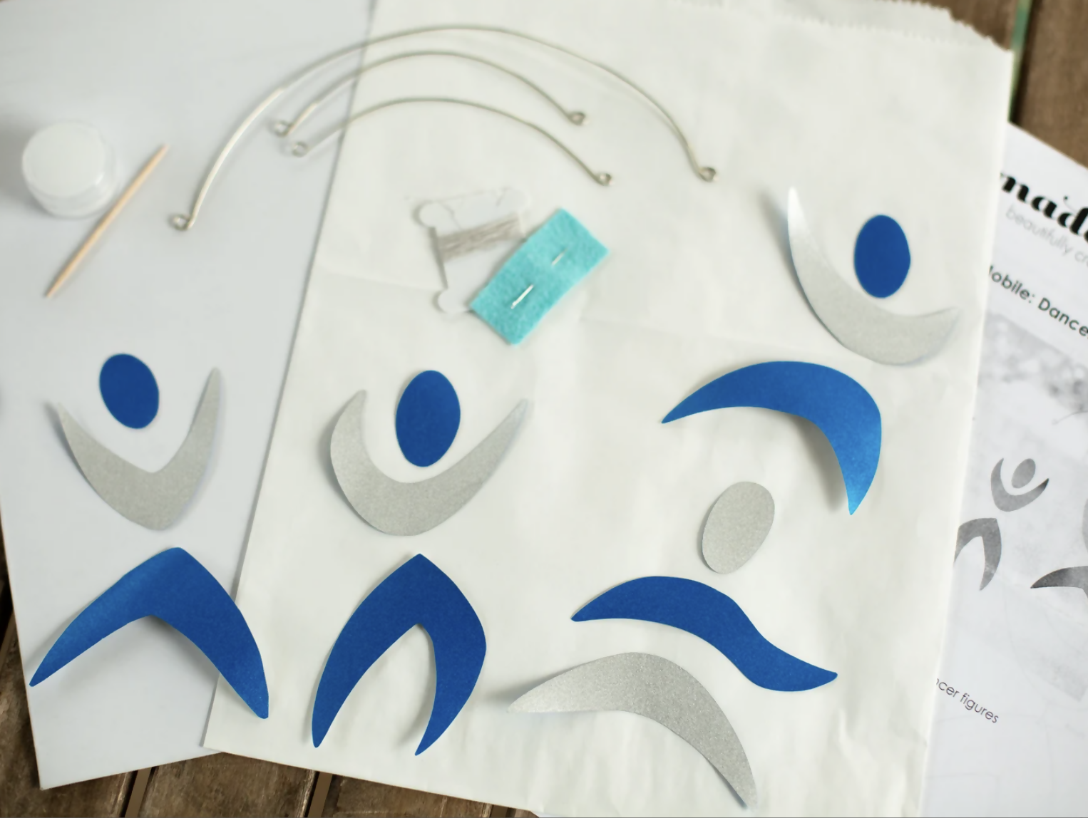 Dancers Mobile Kit - Montessori Infant Mobile Kit + Instructions