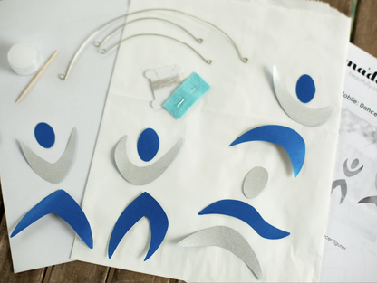 Dancers Mobile Kit - Montessori Infant Mobile Kit + Instructions