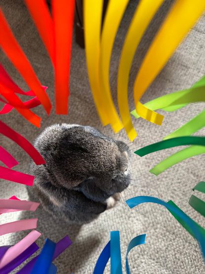 Tactile Rainbow Ribbon Mobile