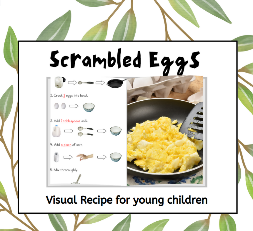 Scrambled Eggs Visual Recipe