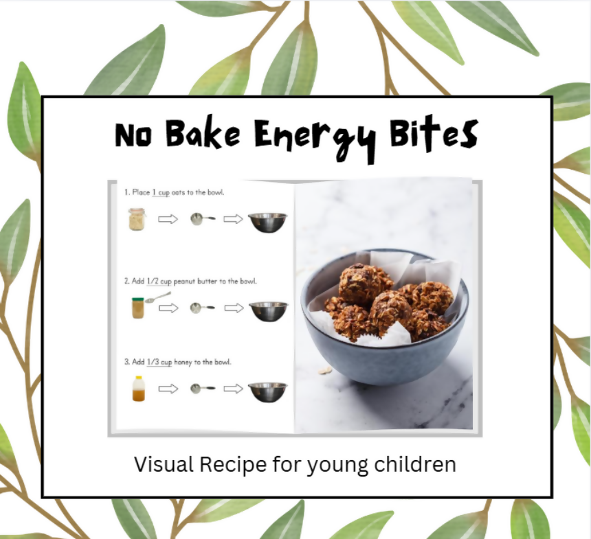 No Bake Energy Bites Visual Recipe
