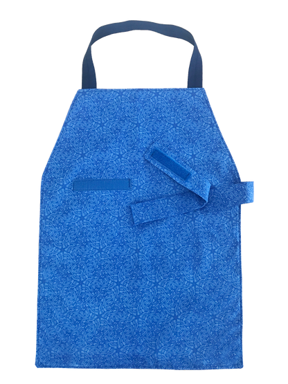 Cerulean Blue Cloth Apron