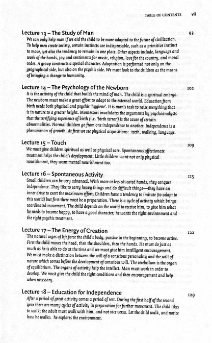 The 1946 London Lectures of Maria Montessori