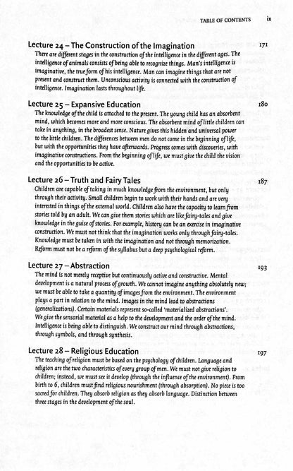 The 1946 London Lectures of Maria Montessori