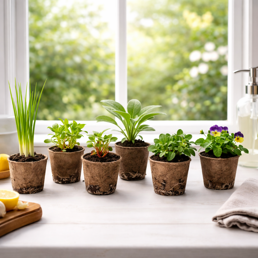 Montessori Leaf Shapes Garden (6 seedlings)