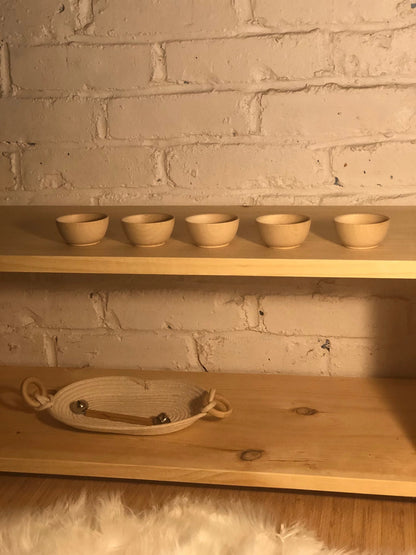 Stacking Bowls - Nesting and Stacking Learning Material Great for Play Kitchens, Sensory Bins or Stocking Stuffers
