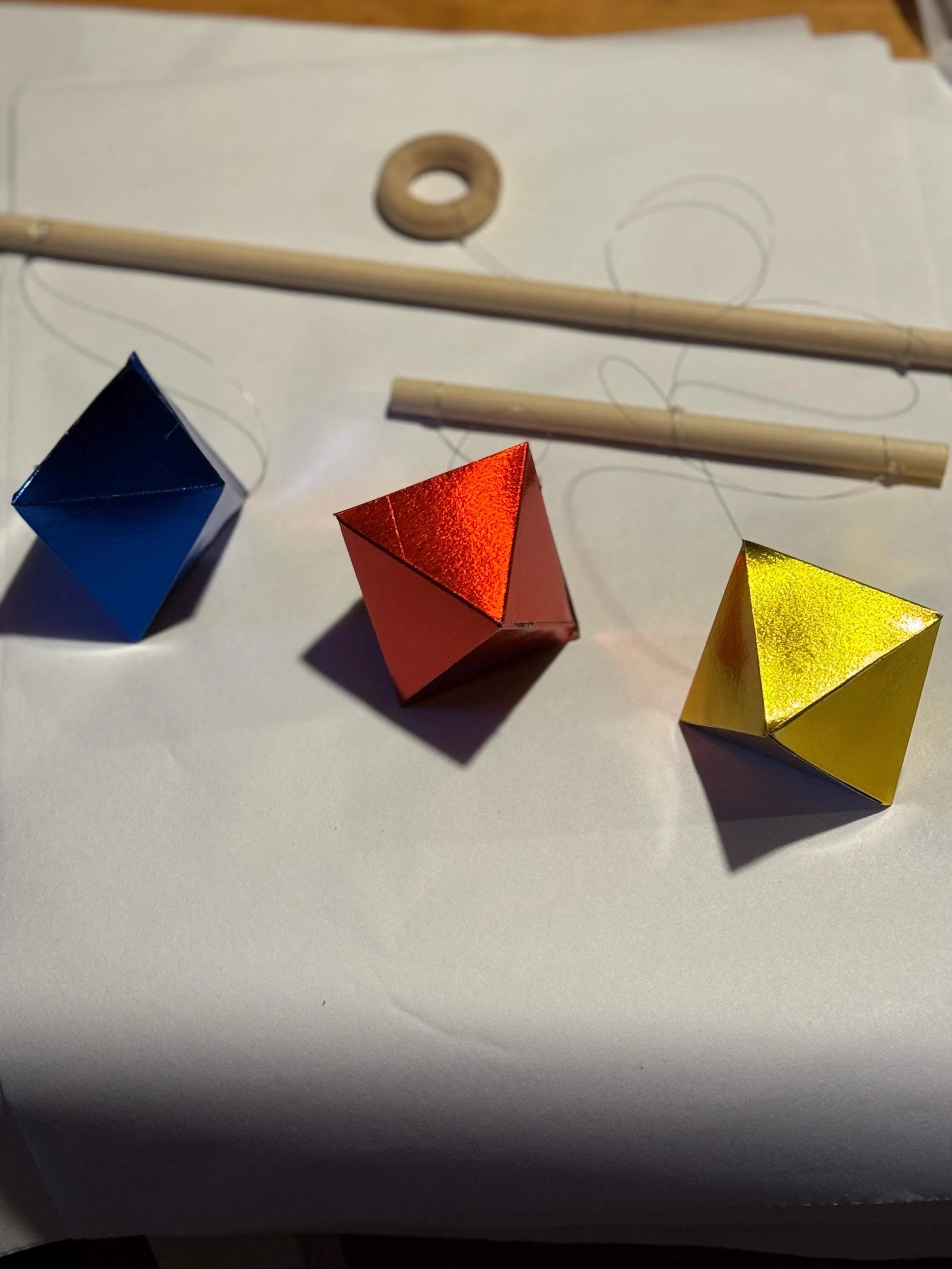 Octahedron Mobile