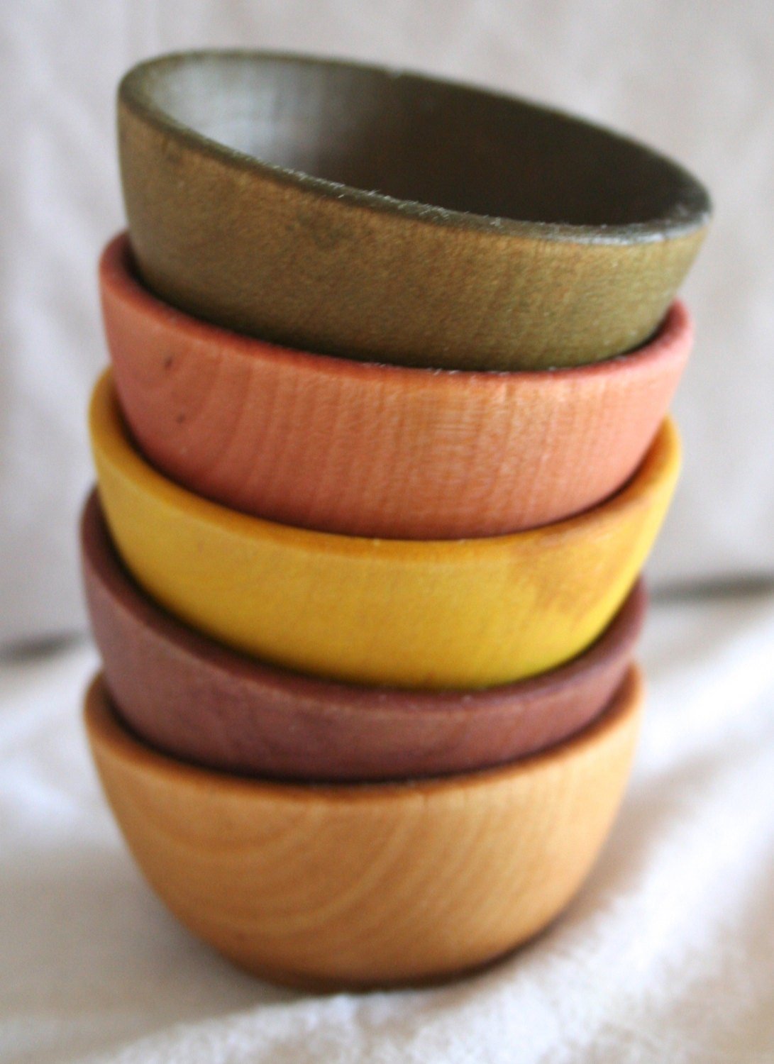 Stacking Bowls - Nesting and Stacking Learning Material Great for Play Kitchens, Sensory Bins or Stocking Stuffers