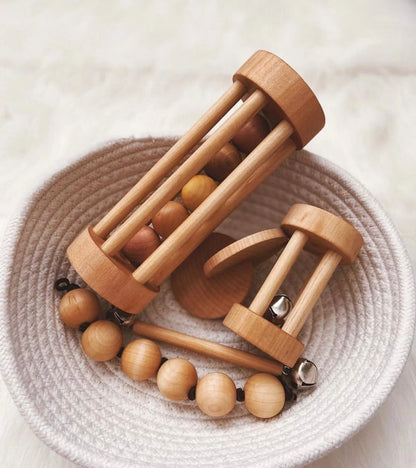 Baby Shower Gift Set - Five Pack of Montessori Materials, Montessori Shelf Items