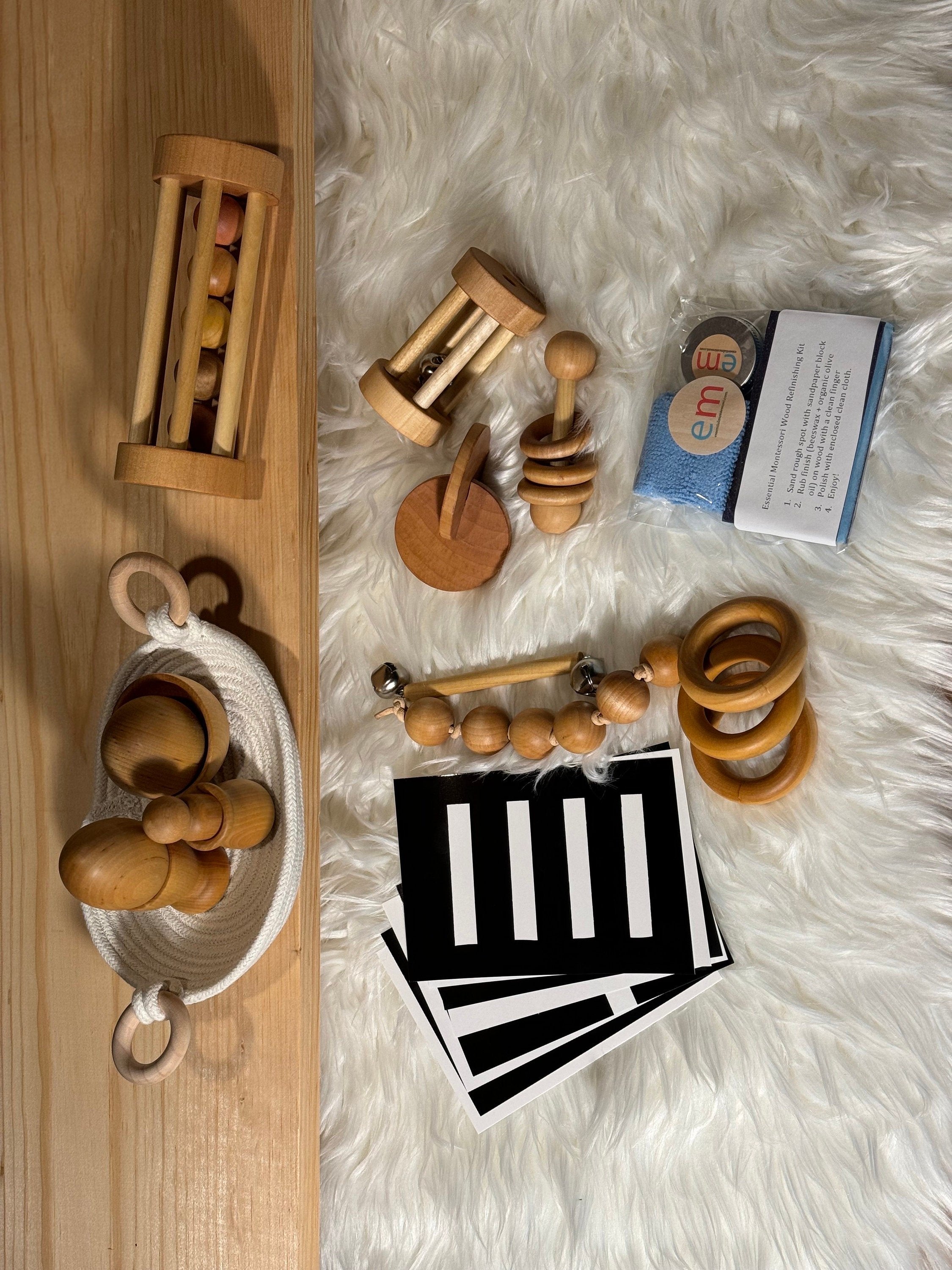 Materials for the Entire First Year, contains a year of handmade materials, Nido Room Montessori Essentials
