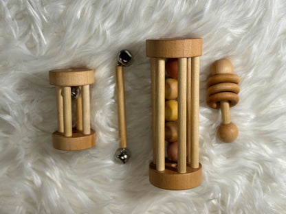 Musical Materials Bundle, Bell Shakers, Ring Shakers, subtle natural sounds that rattle, shake and roll