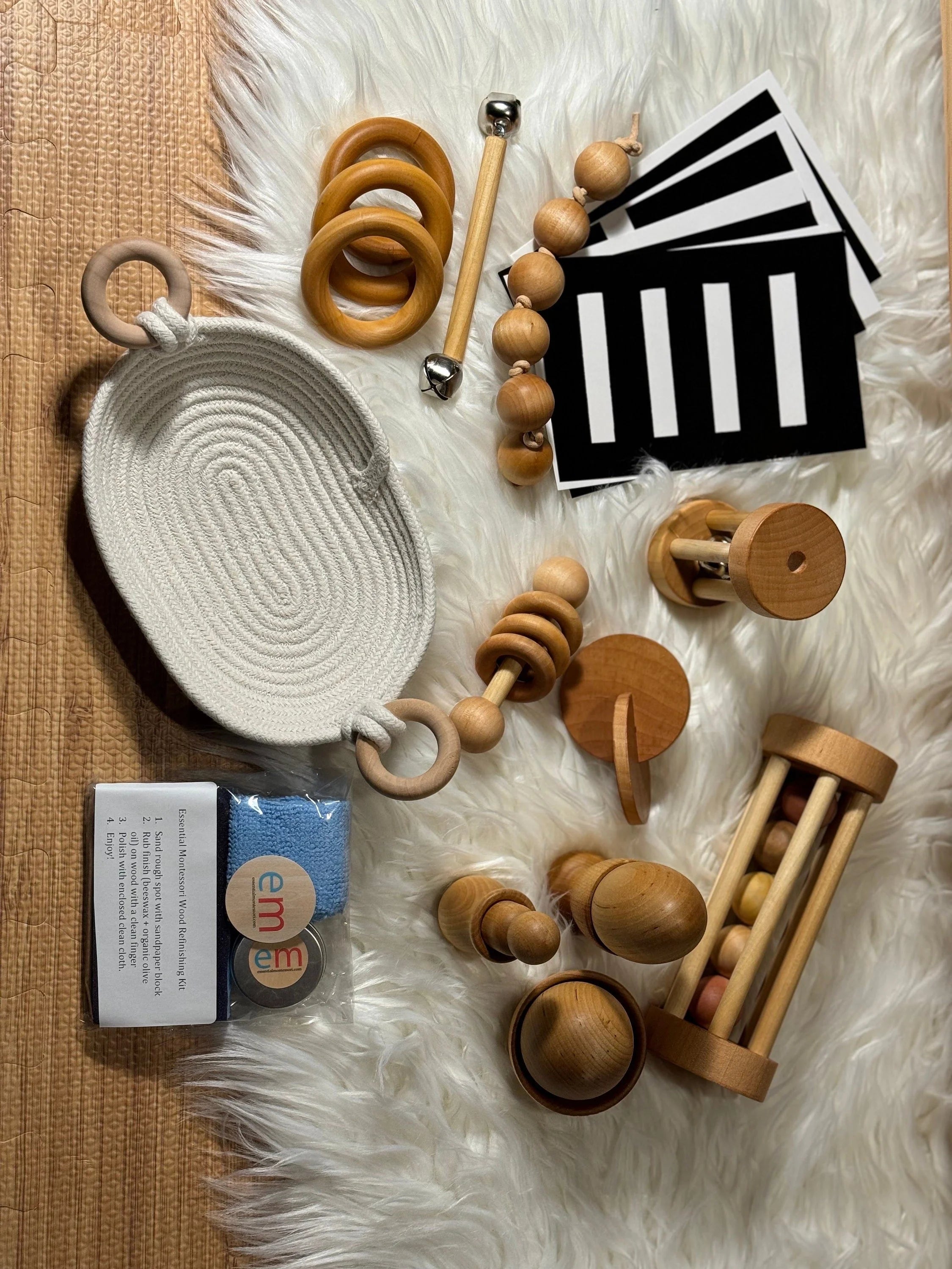 Materials for the Entire First Year, contains a year of handmade materials, Nido Room Montessori Essentials