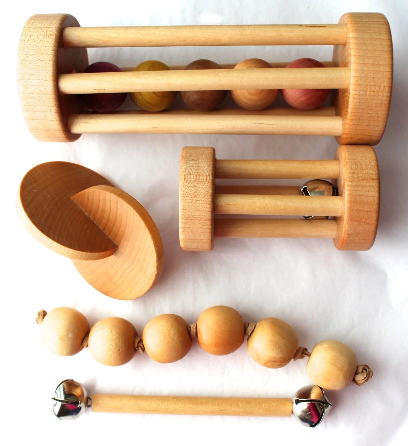 Baby Shower Gift Set - Five Pack of Montessori Materials, Montessori Shelf Items