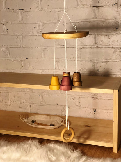 Wooden Bell Chimes Mobile (Please read item description!)