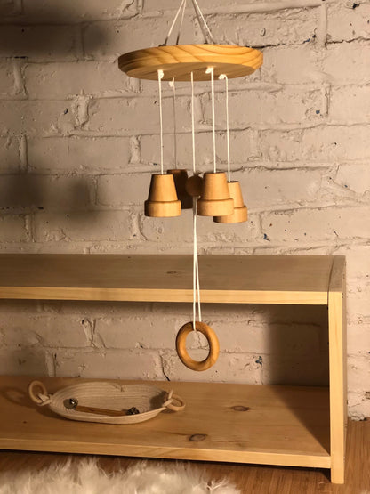 Wooden Bell Chimes Mobile (Please read item description!)