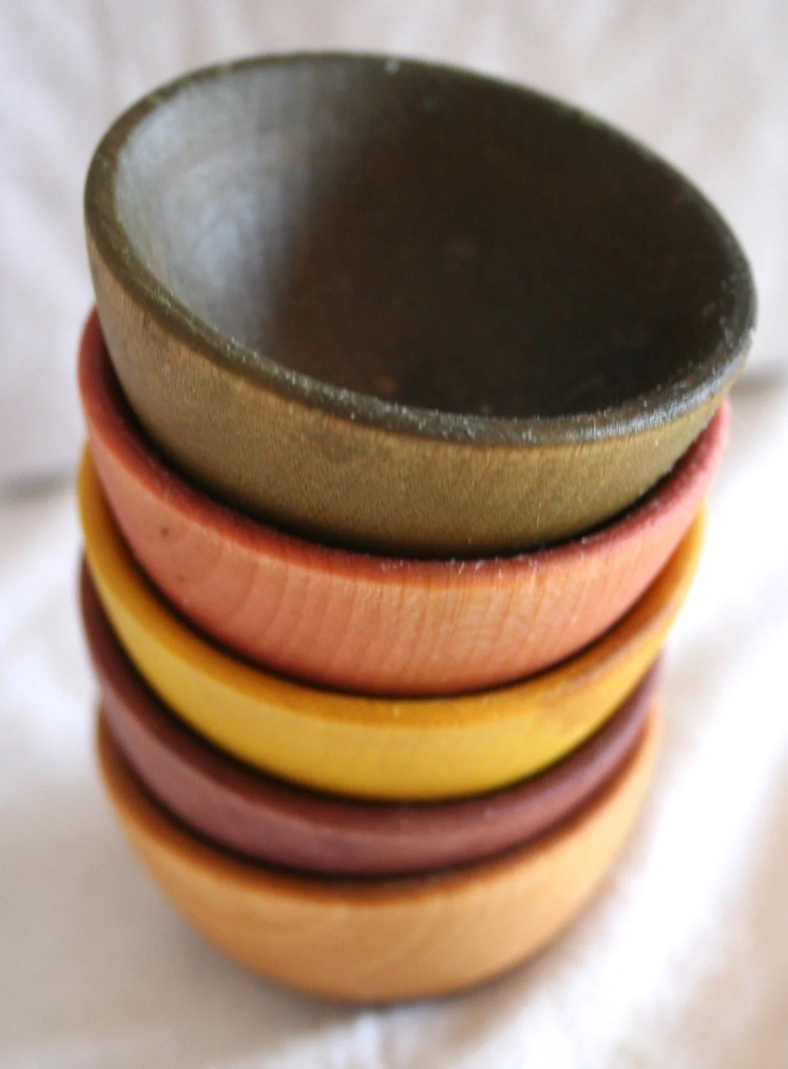 Stacking Bowls - Nesting and Stacking Learning Material Great for Play Kitchens, Sensory Bins or Stocking Stuffers