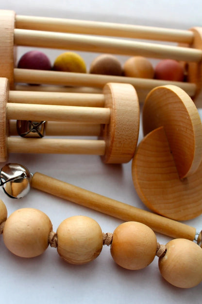 Baby Shower Gift Set - Five Pack of Montessori Materials, Montessori Shelf Items