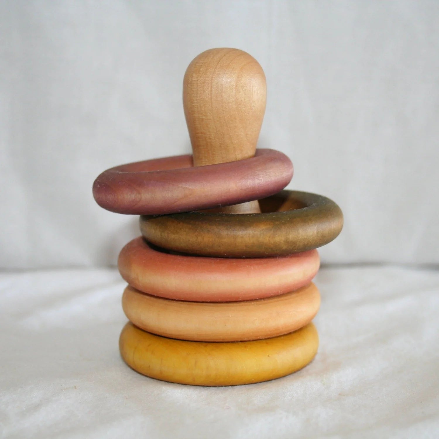 Wooden Bowling Pin Stacker (Small) - Learning Game and Shelf Material
