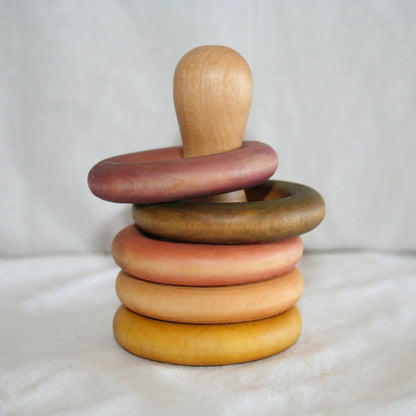 Wooden Bowling Pin Stacker (Small) - Learning Game and Shelf Material