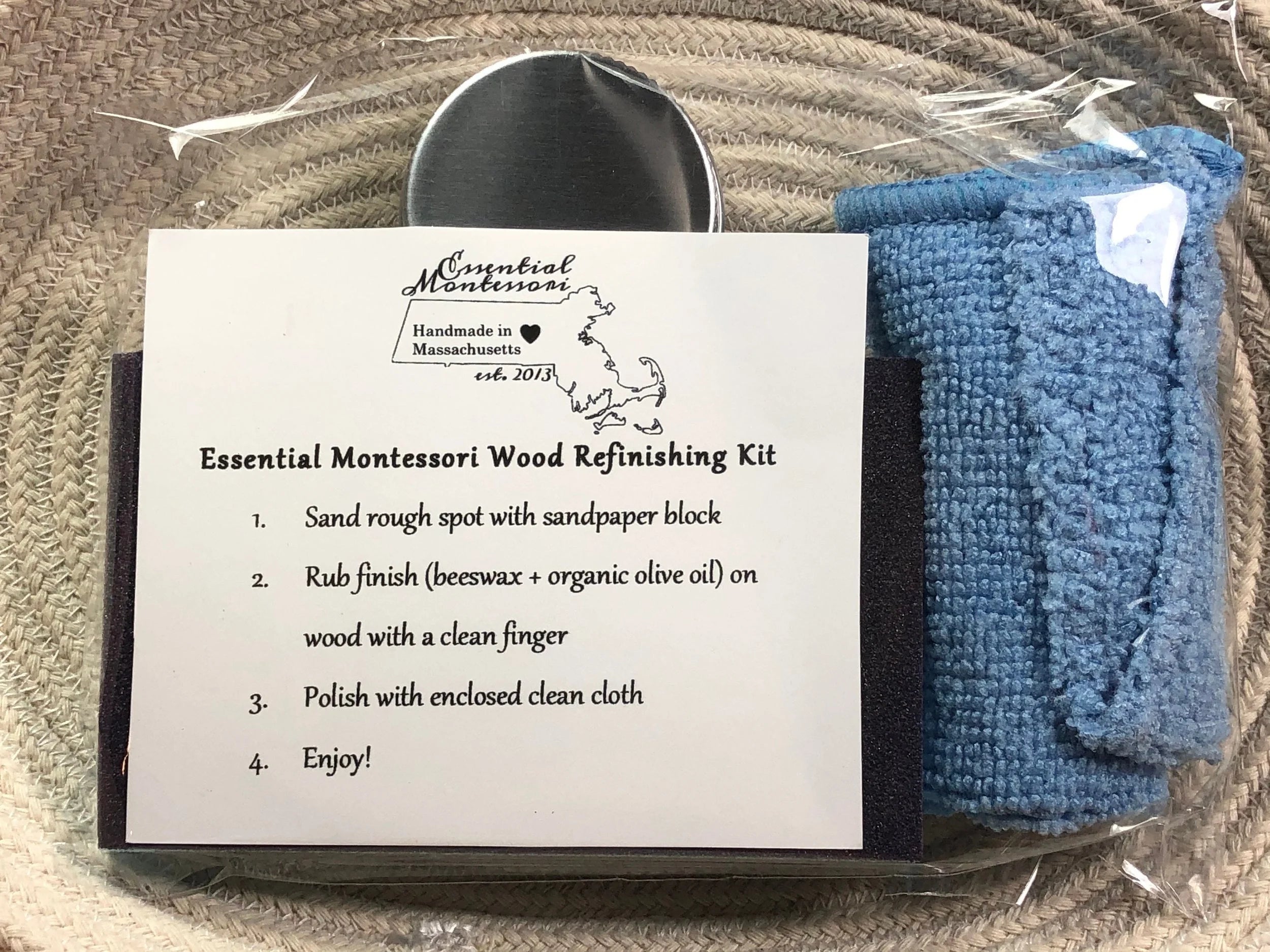 Essential Montessori Wood Refinishing Kit