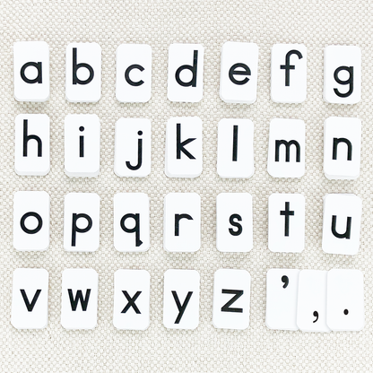 Black Print Alphabet