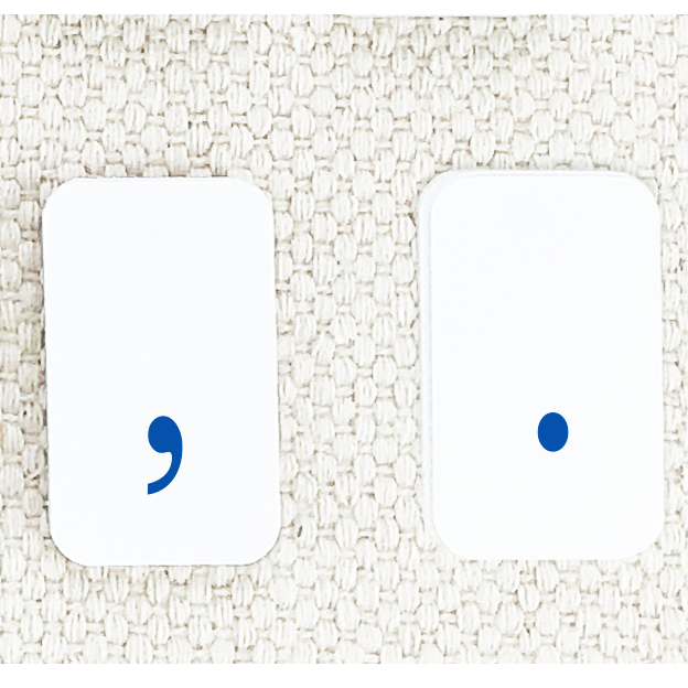 Blue Cursive Movable Alphabet