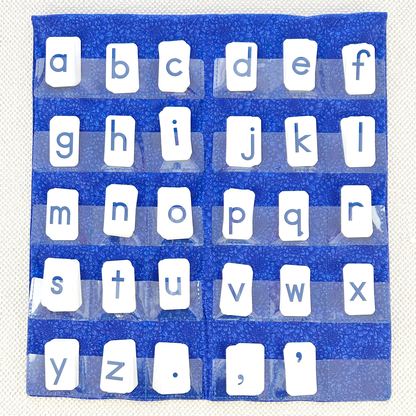 Blue Print Movable Alphabet