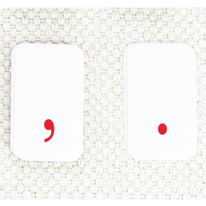 Red Print Movable Alphabet