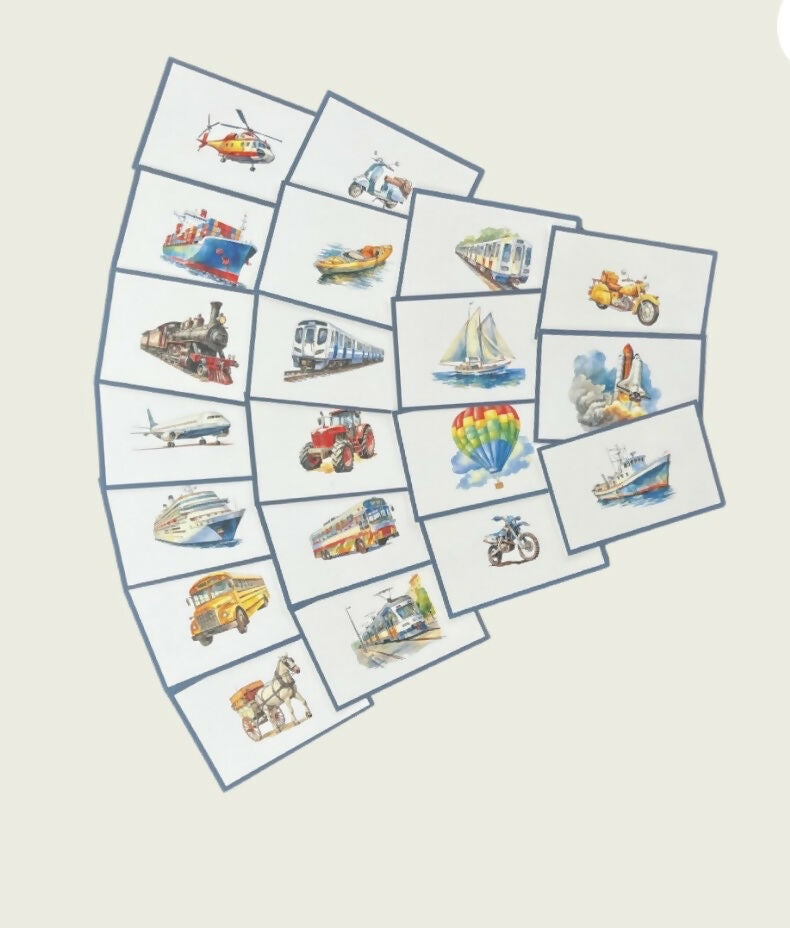 Transportation Language Cards