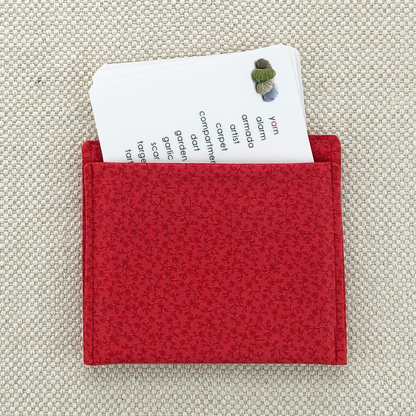 Red Cloth Folder