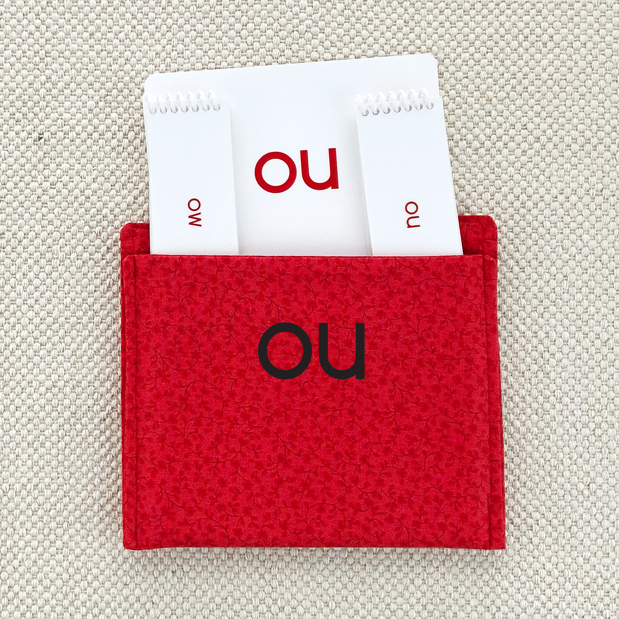 Red Cloth Folder