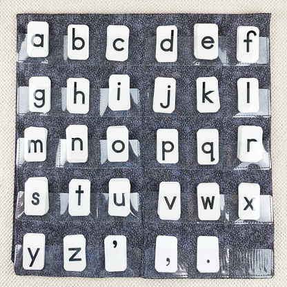 Black Print Alphabet