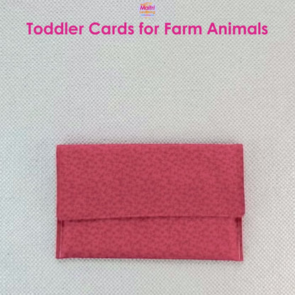 Farm Animal Toddler Cards
