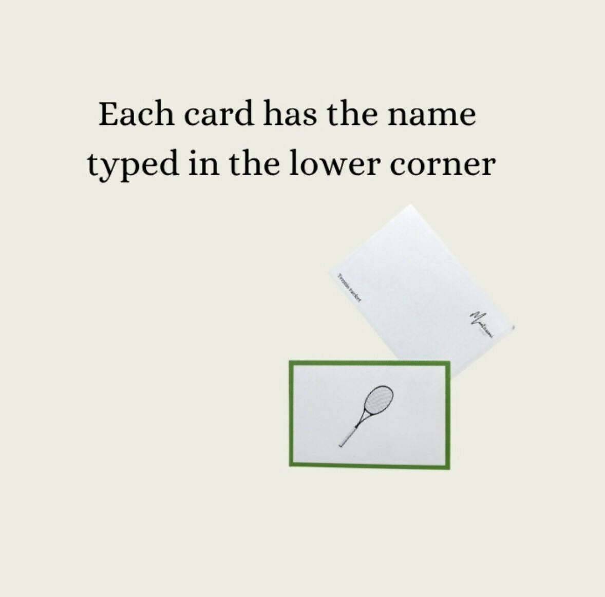Sports Language Cards