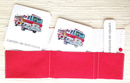 Spanish Transportation 3-Part Cards