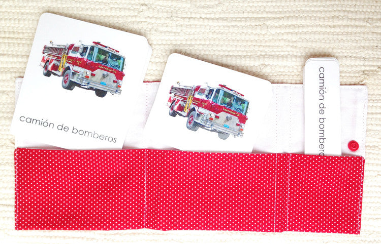 Spanish Transportation 3-Part Cards
